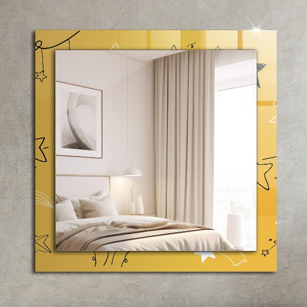Oglinda perete decorativa Diferite motive stelare