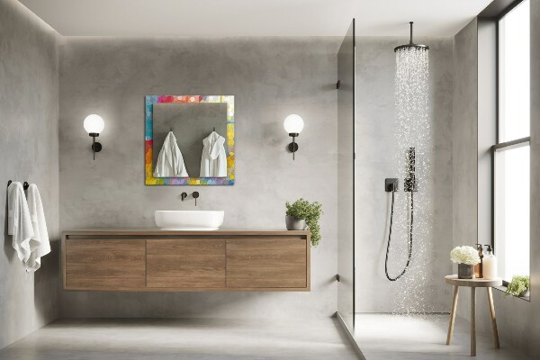 Oglinda cu decor Mozaicuri abstracte colorate