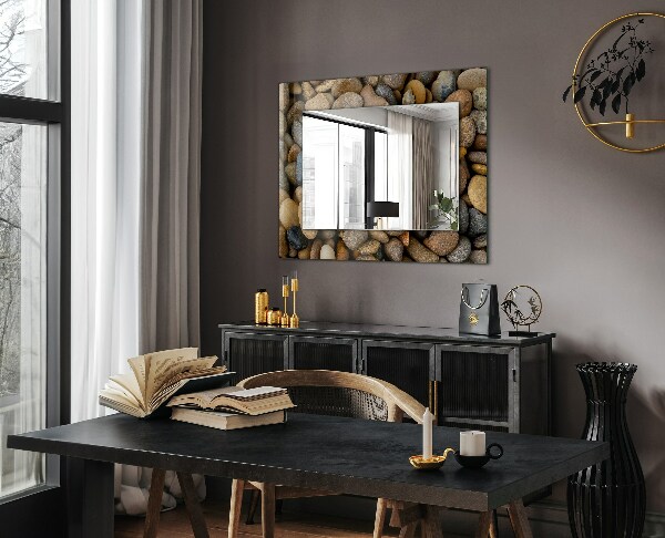 Oglinda decor perete Pietre colorate simple