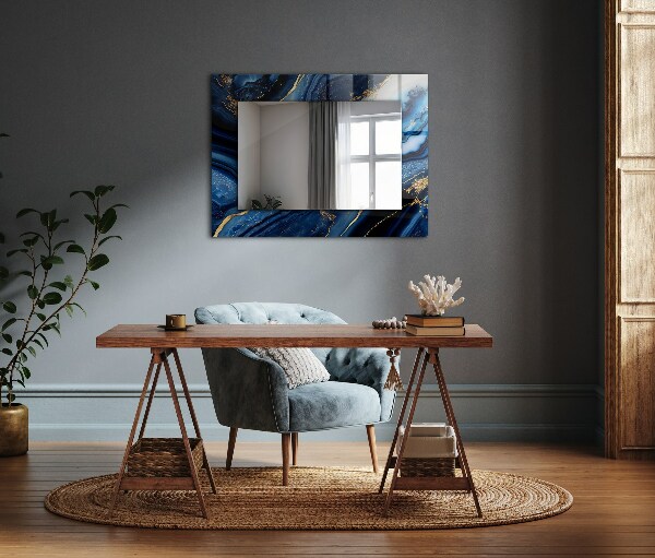 Oglinda cu decor Artă abstractă din marmură