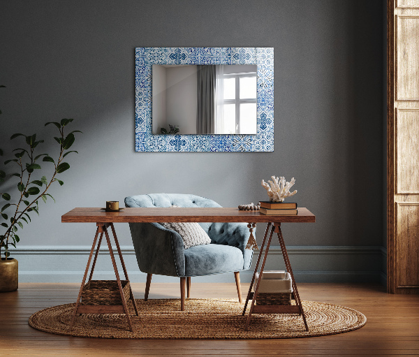 Decor oglinda Motiv abstract din marmură