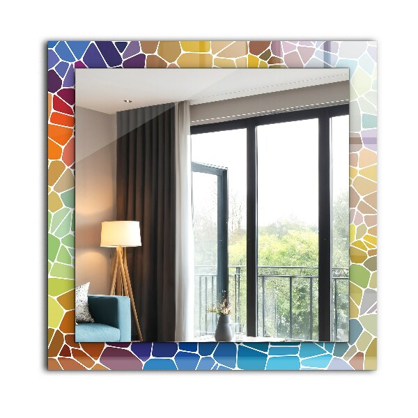 Oglinda cu decor Flori și frunze