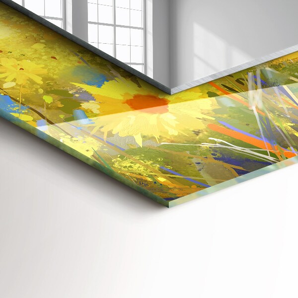 Oglinda cu decor Metal ruginit