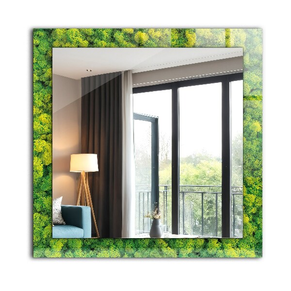 Oglinda decor perete Piatră albă netedă