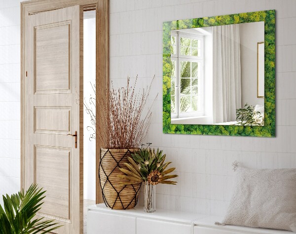 Oglinda decor perete Piatră albă netedă