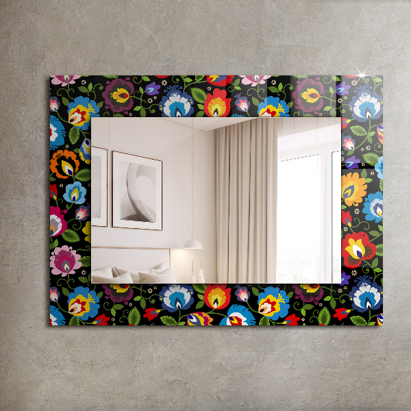 Oglinda perete decorativa Flori și fructe