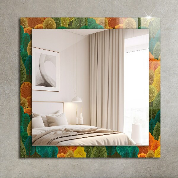 Oglinda cu decor Trandafiri în formă de craniu