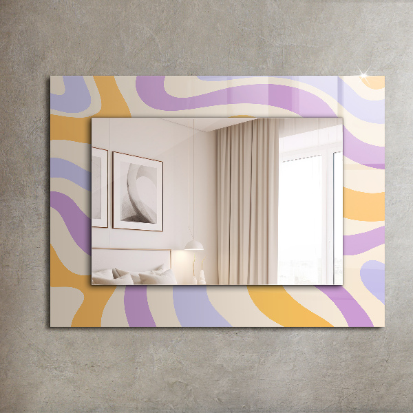 Oglinda perete decorativa Motive colorate