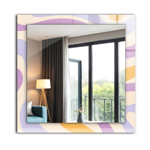 Oglinda perete decorativa Motive colorate