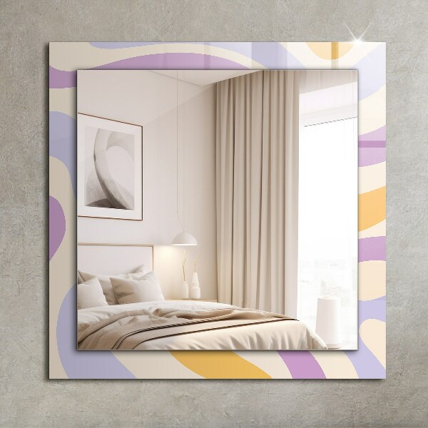 Oglinda perete decorativa Motive colorate