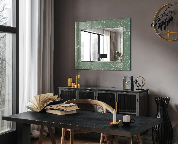 Decoratiuni perete cu oglinda Ceață Ginkgo