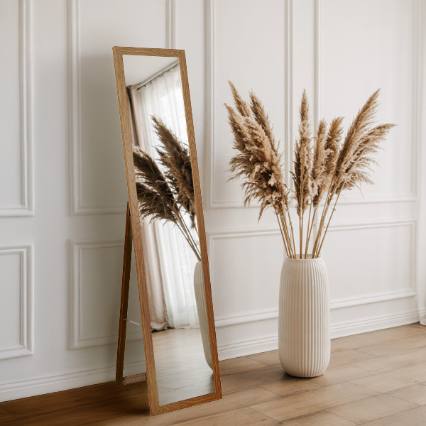 Oglindă de podea culoare stejar 36x156 cm