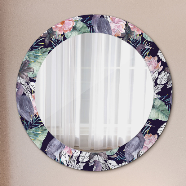 Decoratiuni perete cu oglinda Caps birds