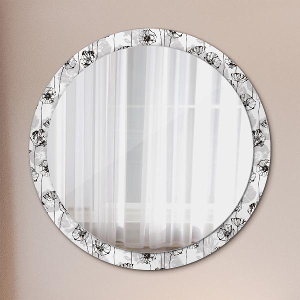 Decoratiuni perete cu oglinda Maki flori