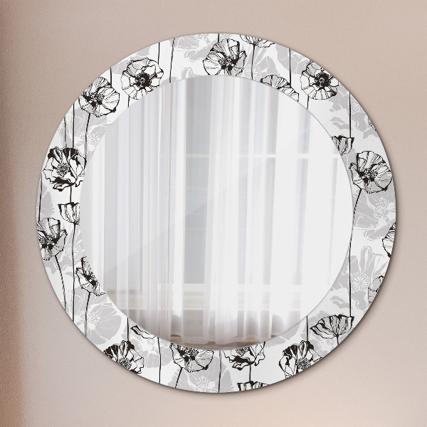 Decoratiuni perete cu oglinda Maki flori