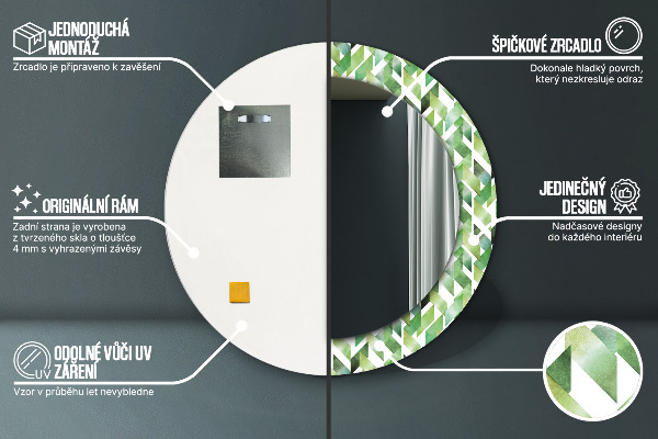 Decoratiuni perete cu oglinda Spini de hering