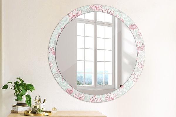 Decoratiuni perete cu oglinda Flori