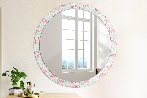 Decoratiuni perete cu oglinda Flori