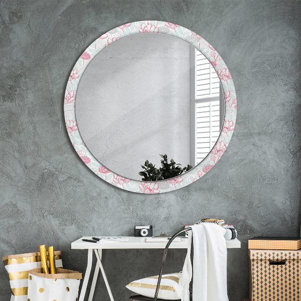 Decoratiuni perete cu oglinda Flori
