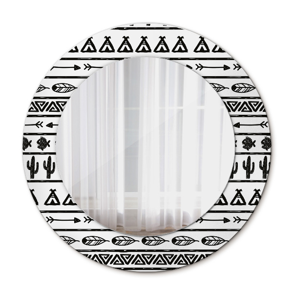 Decoratiuni perete cu oglinda Boho minimalist
