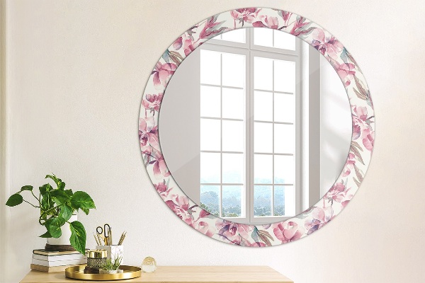 Decoratiuni perete cu oglinda Flori de bujori
