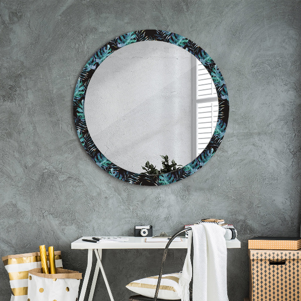 Decoratiuni perete cu oglinda Frunze exotice