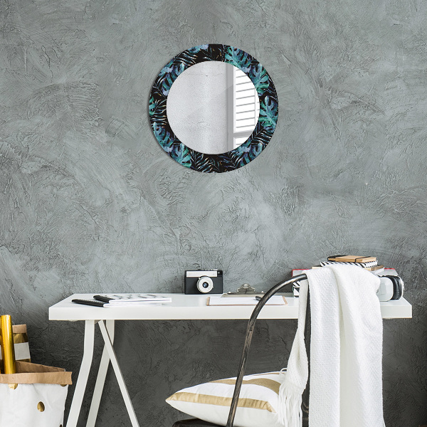 Decoratiuni perete cu oglinda Frunze exotice