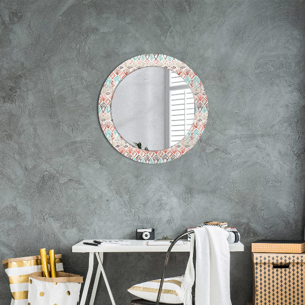 Decoratiuni perete cu oglinda Model etnic
