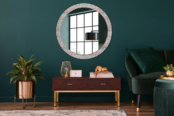 Decoratiuni perete cu oglinda Model etnic