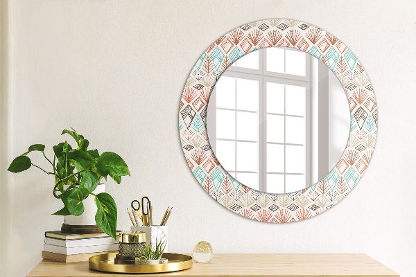 Decoratiuni perete cu oglinda Model etnic