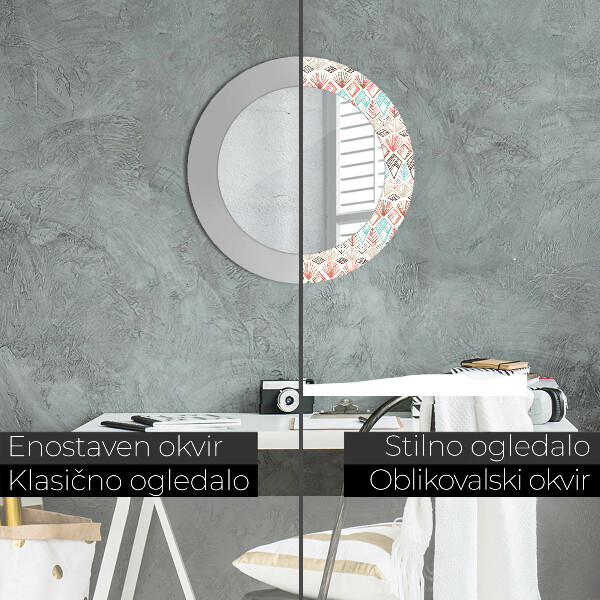 Decoratiuni perete cu oglinda Model etnic