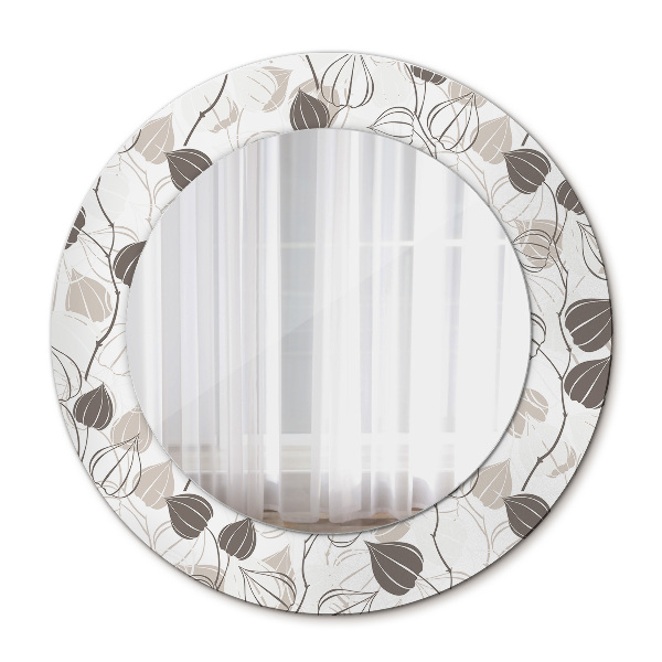 Decoratiuni perete cu oglinda Floral abstract