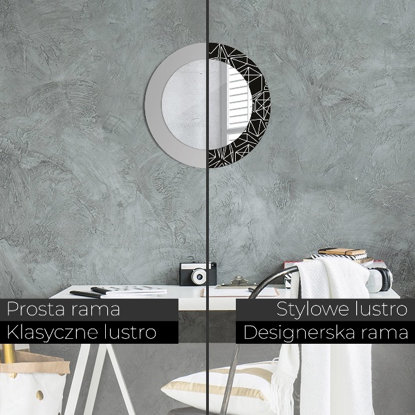 Decoratiuni perete cu oglinda Model geometric