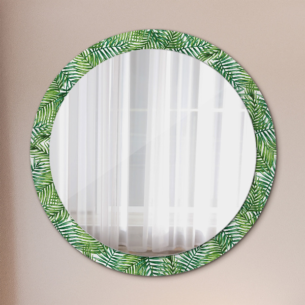 Decoratiuni perete cu oglinda Palmă tropicală