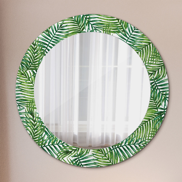 Decoratiuni perete cu oglinda Palmă tropicală