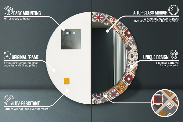 Decoratiuni perete cu oglinda Model turc