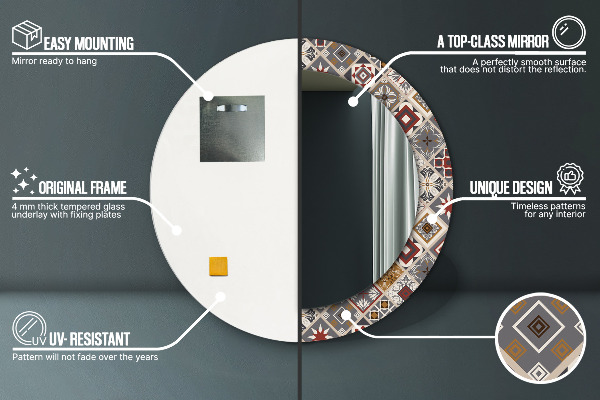 Decoratiuni perete cu oglinda Model turc