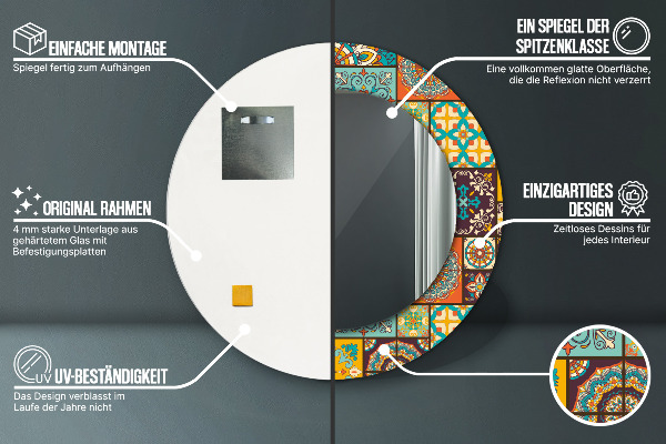 Decoratiuni perete cu oglinda Model arab