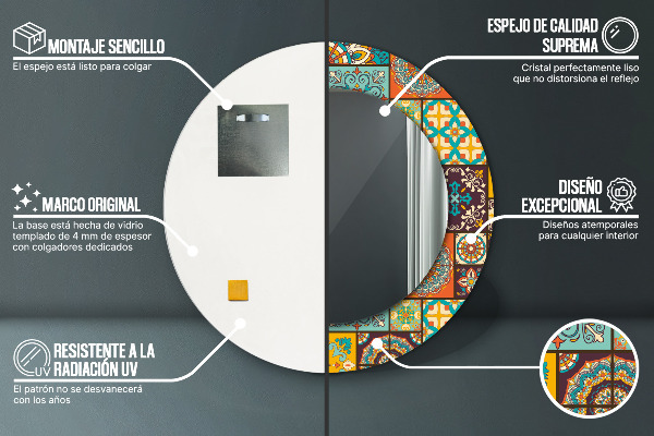 Decoratiuni perete cu oglinda Model arab