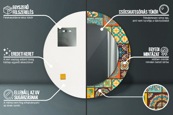 Decoratiuni perete cu oglinda Model arab