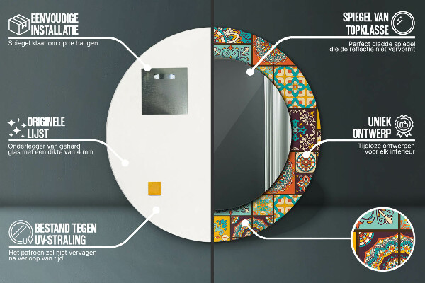 Decoratiuni perete cu oglinda Model arab