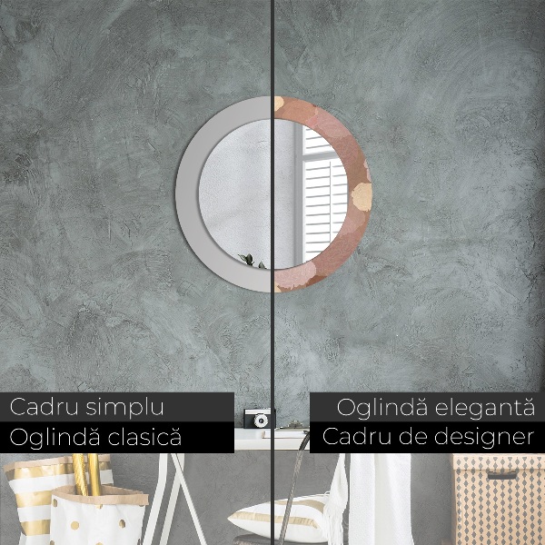 Decoratiuni perete cu oglinda Compoziția trandafirilor