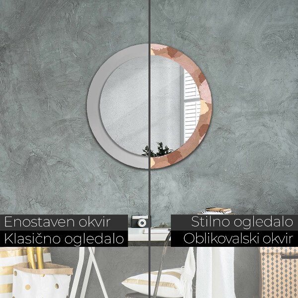 Decoratiuni perete cu oglinda Compoziția trandafirilor