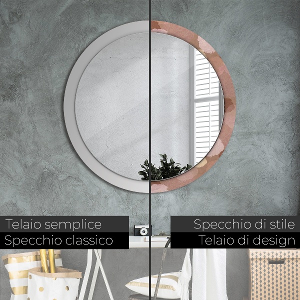 Decoratiuni perete cu oglinda Compoziția trandafirilor