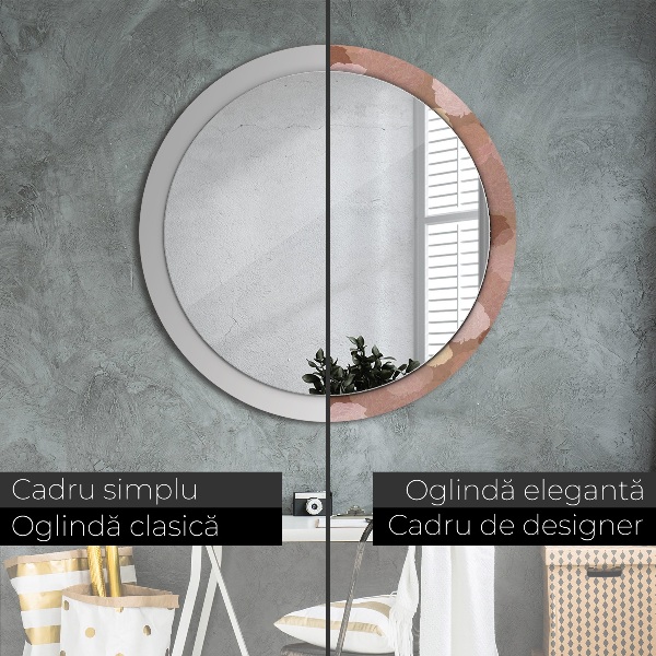 Decoratiuni perete cu oglinda Compoziția trandafirilor