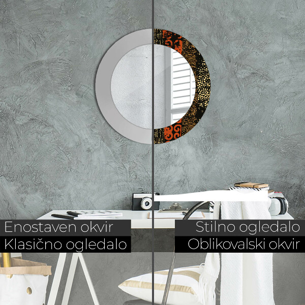 Decoratiuni perete cu oglinda Model abstract grunge