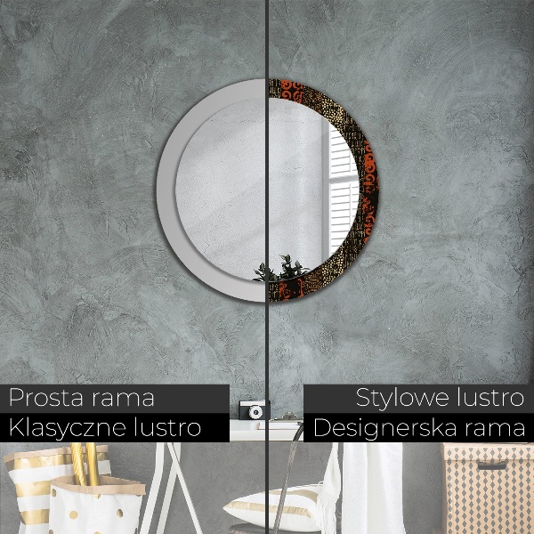 Decoratiuni perete cu oglinda Model abstract grunge