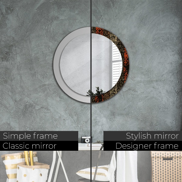 Decoratiuni perete cu oglinda Model abstract grunge