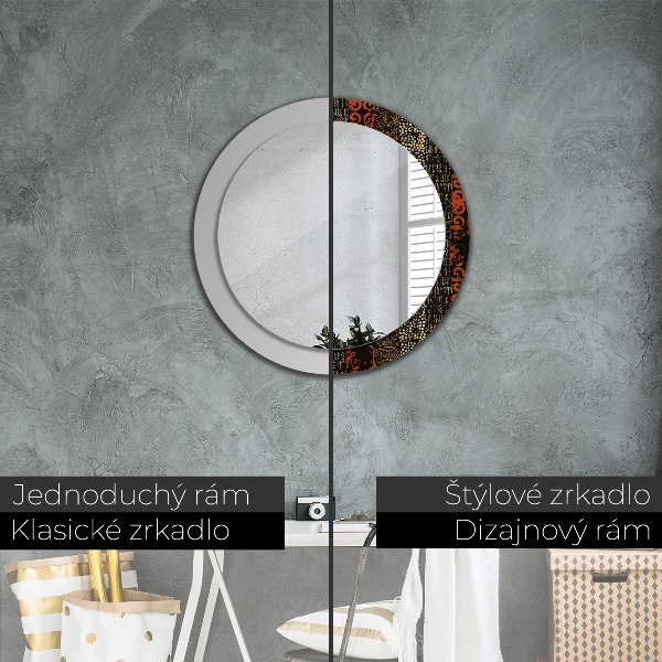 Decoratiuni perete cu oglinda Model abstract grunge