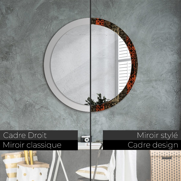 Decoratiuni perete cu oglinda Model abstract grunge